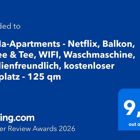 Διαμέρισμα Mama-apartments - Netflix, Balkon, Kaffee & Tee, Wifi, Waschmaschine, Familienfreundlich, Kostenloser Parkplatz - 125 Qm *