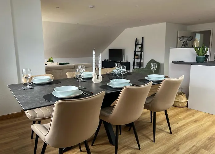 Mama-apartments - Netflix, Balkon, Kaffee & Tee, Wifi, Waschmaschine, Familienfreundlich, Kostenloser Parkplatz - 125 Qm Fulda