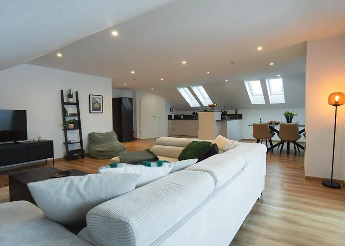 Mama-apartments - Netflix, Balkon, Kaffee & Tee, Wifi, Waschmaschine, Familienfreundlich, Kostenloser Parkplatz - 125 Qm Fulda